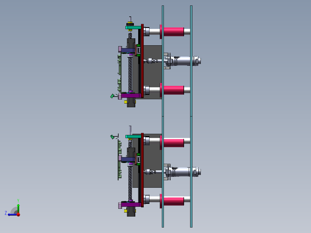 灯珠基板传送设备sw17可编辑右视图