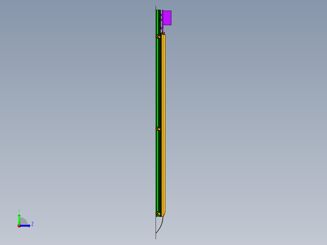 自动泊车装置左视图