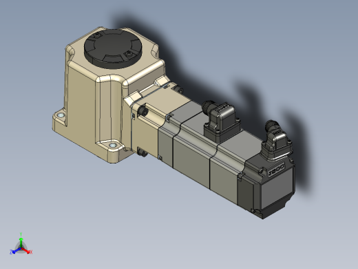 -MG直角法兰伺服减速电机90mrf2
