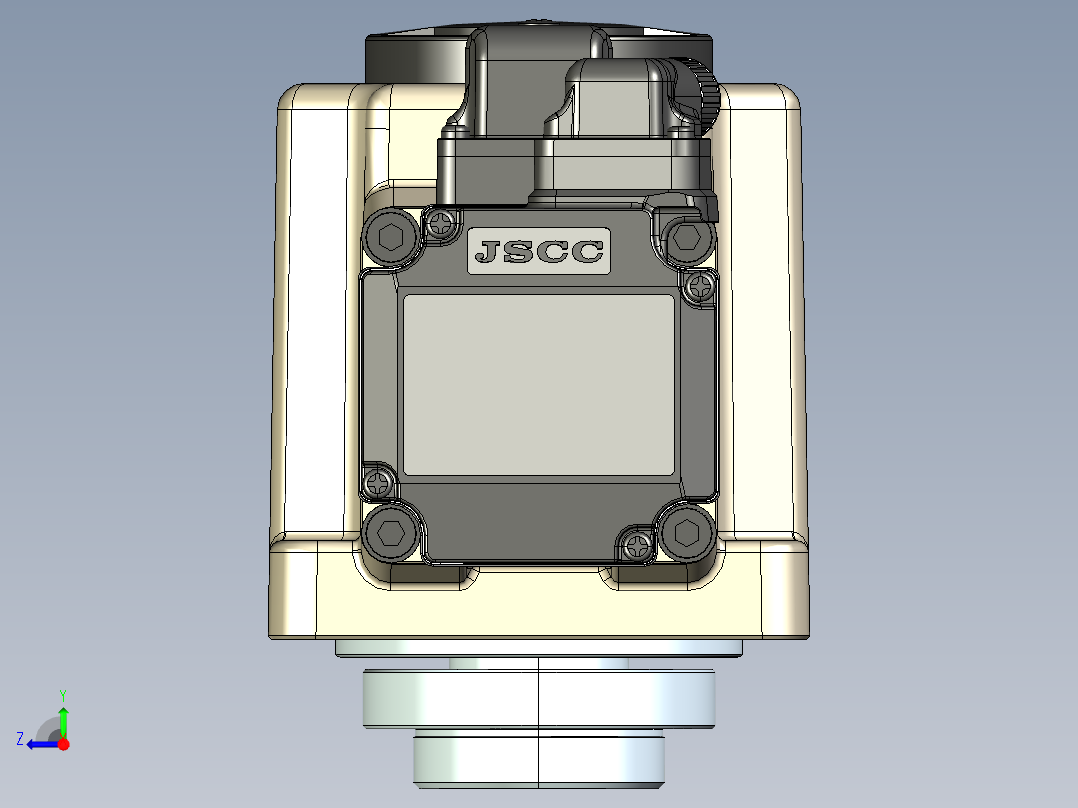 -MG直角法兰伺服减速电机90mrf2右视图