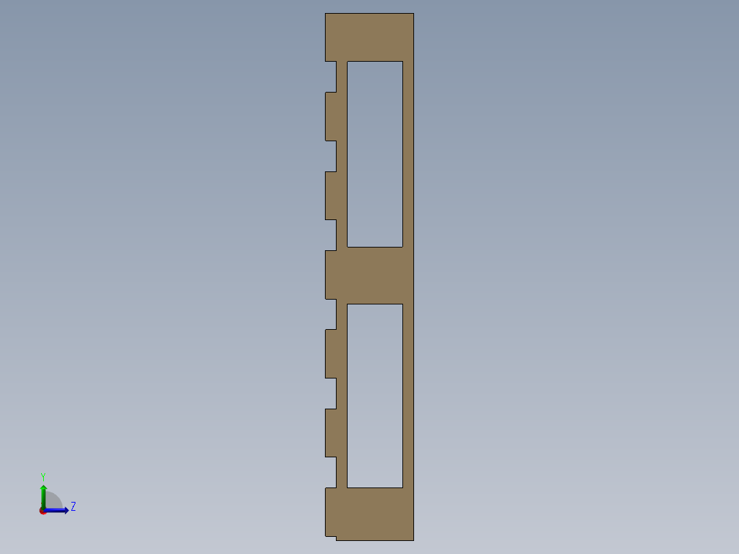 木托盘1200×1400mm左视图