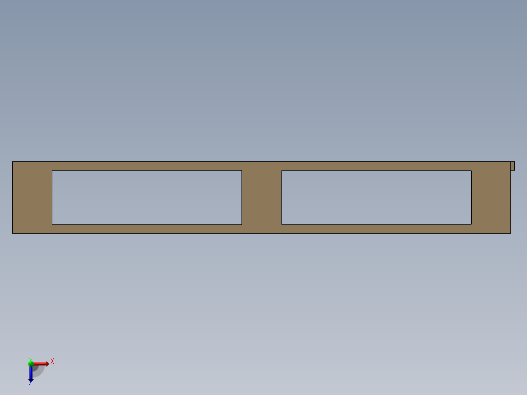 木托盘1200×1400mm俯视图