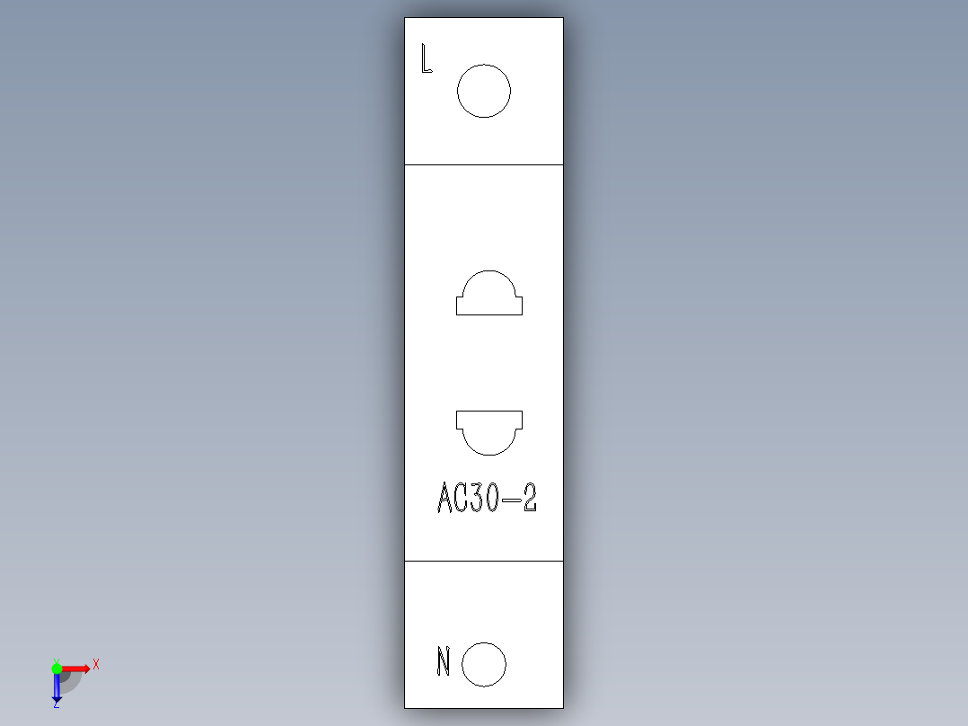 德力西电气 AC30-2俯视图