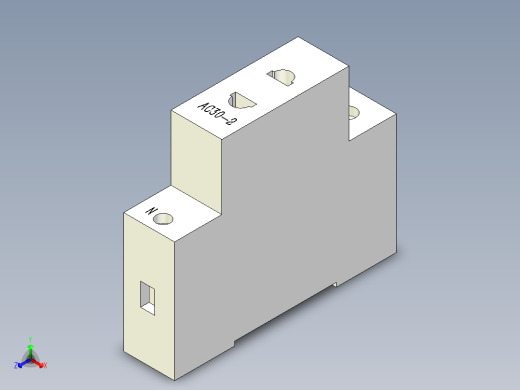 德力西电气 AC30-2正等轴测缩略图