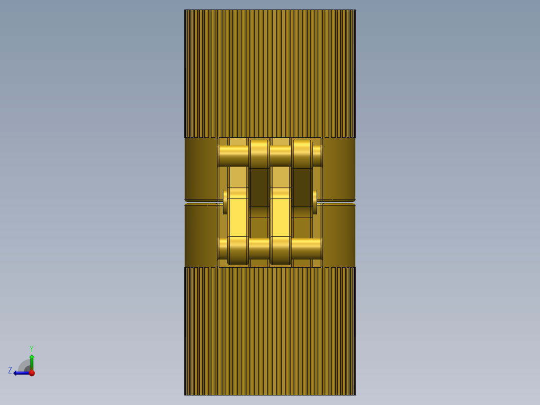 铰链、-隐藏圆柱铰链hi右视图