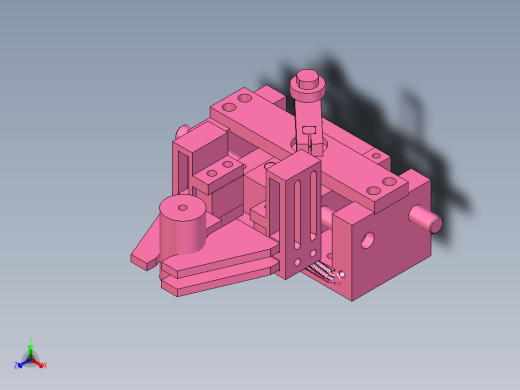 弹簧自定心圆柱夹紧夹具