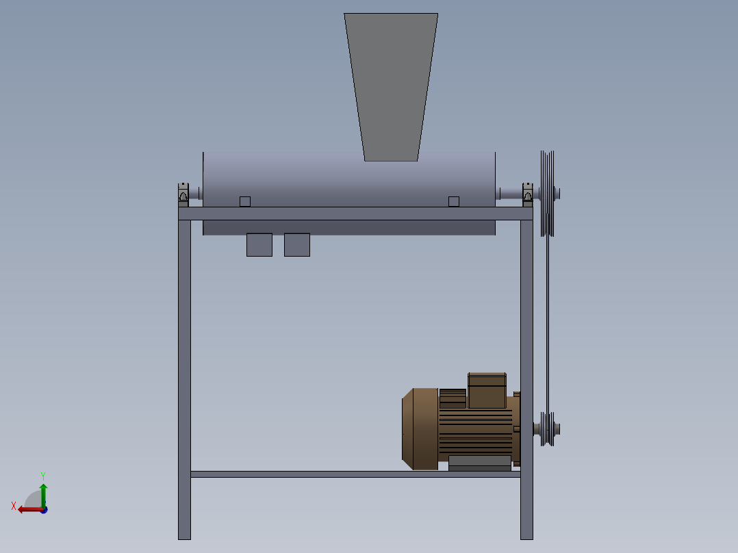 榨汁机(2)后视图
