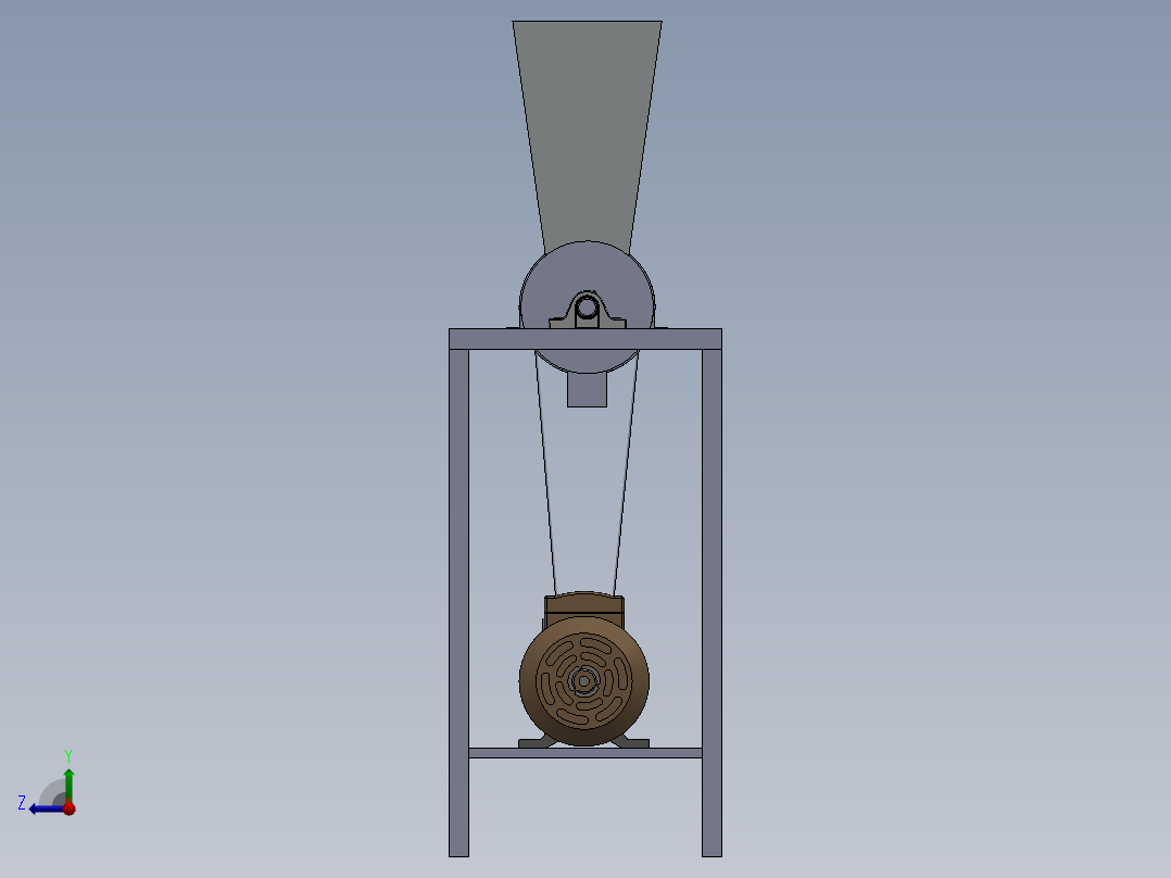 榨汁机(2)右视图