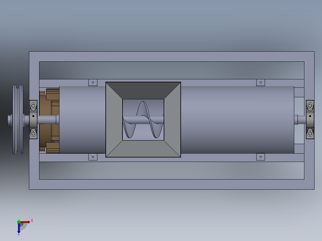 榨汁机(2)俯视图