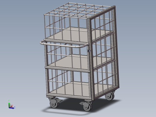 货架、分类储物物料车