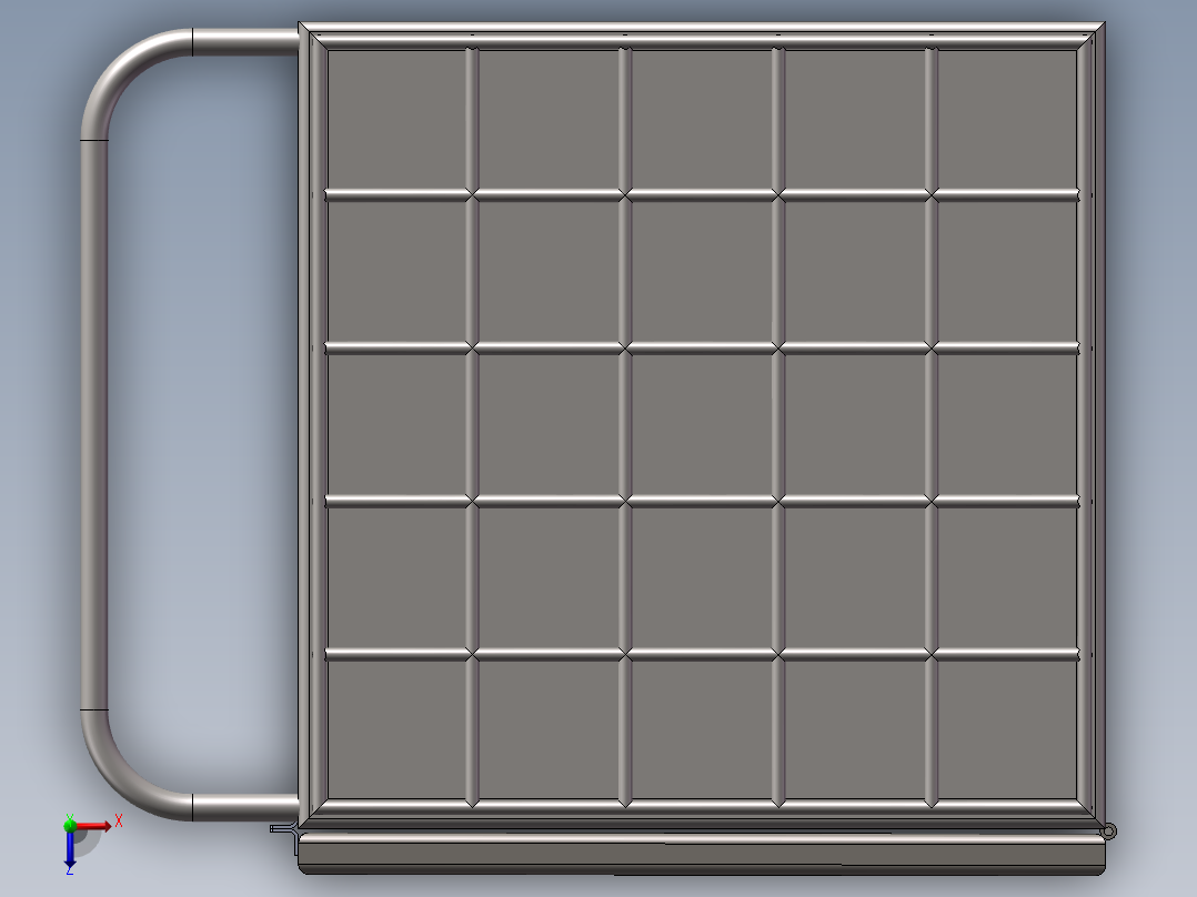 货架、分类储物物料车俯视图