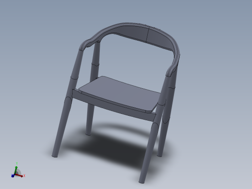 A0003252-带扶手的柚木椅子