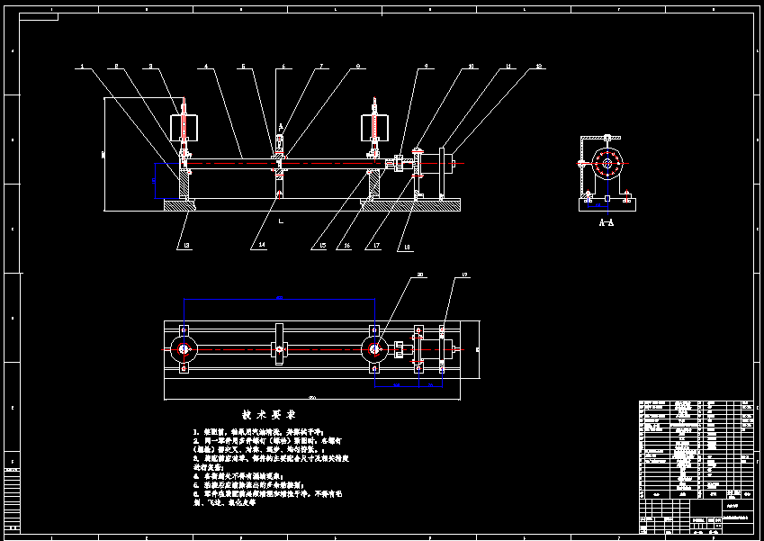 小型轴承转子实验台设计含三维SW模型+CAD图纸+说明书