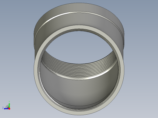 螺纹管弯头-45°等径  DN80右视缩略图