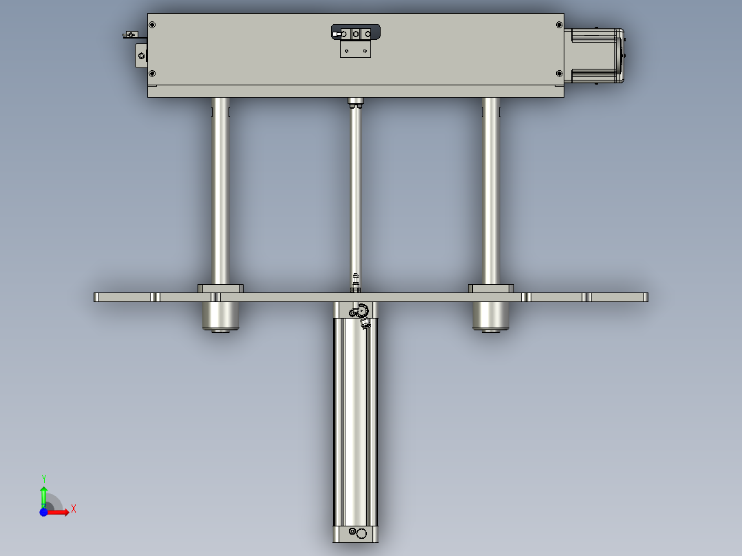 后A升降机前视图