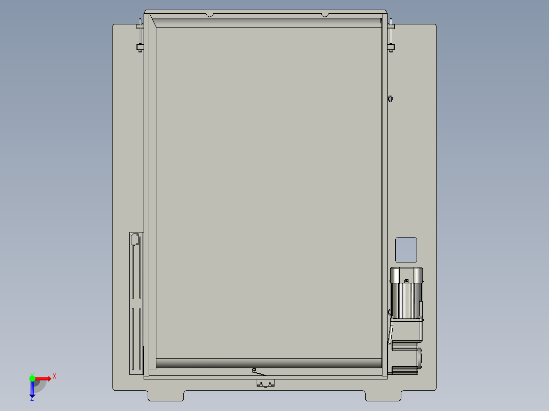 后A升降机俯视图