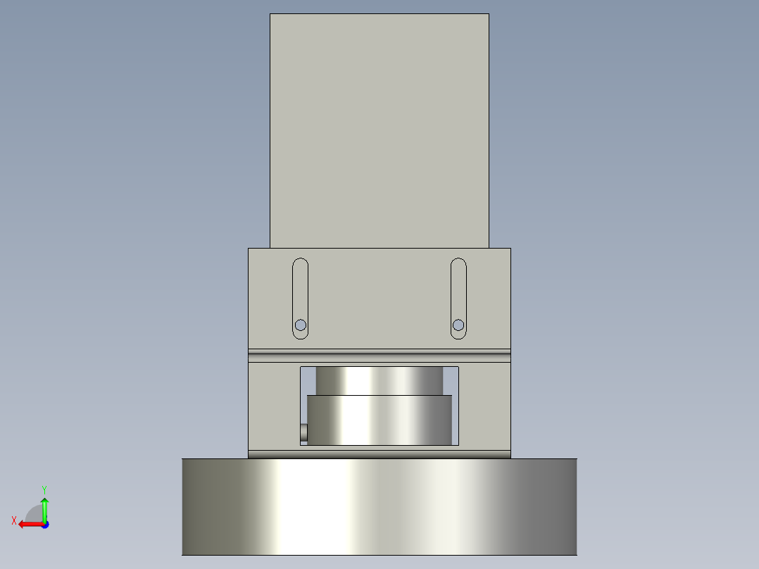 CCD光源组件后视图