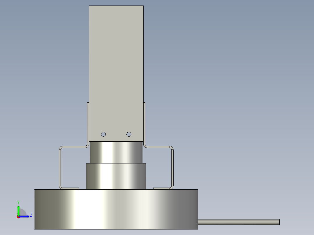 CCD光源组件左视图