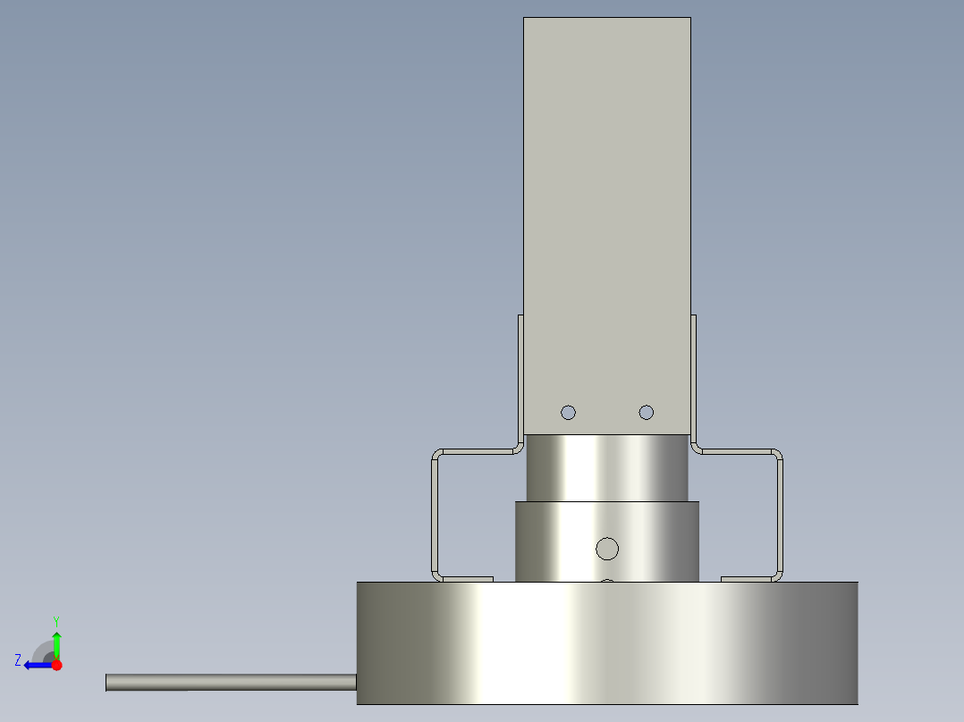 CCD光源组件右视图