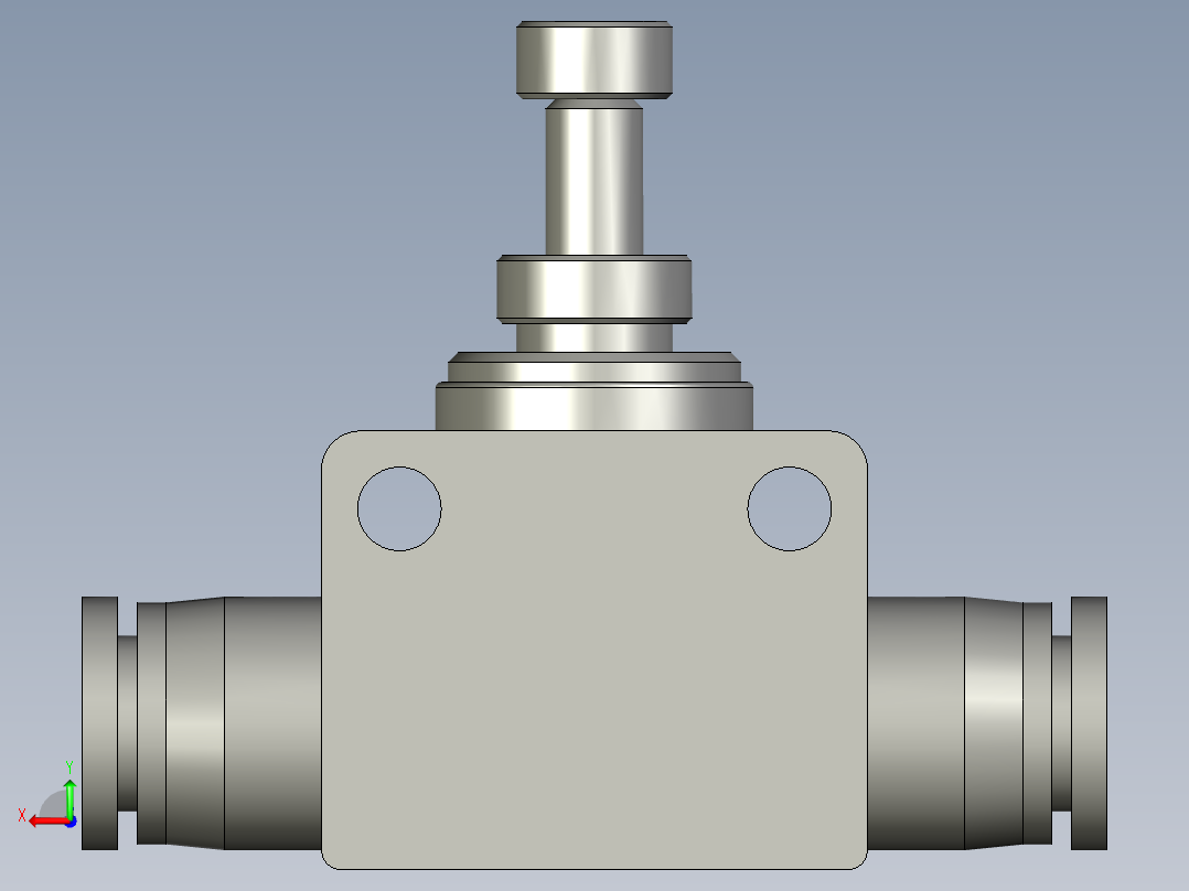 调速阀PSA6亚德客后视图
