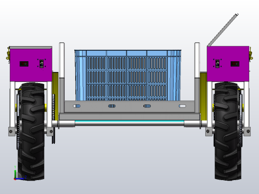 遥控四驱山地运输车组装左视缩略图