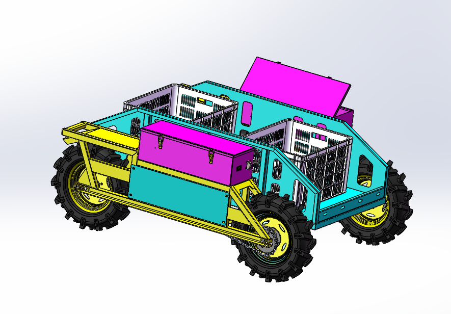 遥控四驱山地运输车组装