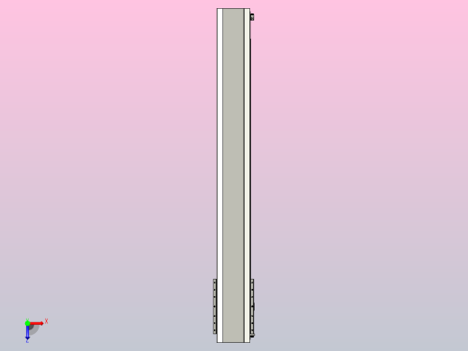 直驱直线电机轴TPA-LNP-140D-P12-L1080-C-1-3-C-10-N3(磁栅尺)俯视缩略图