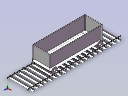 轨道车正等轴测缩略图