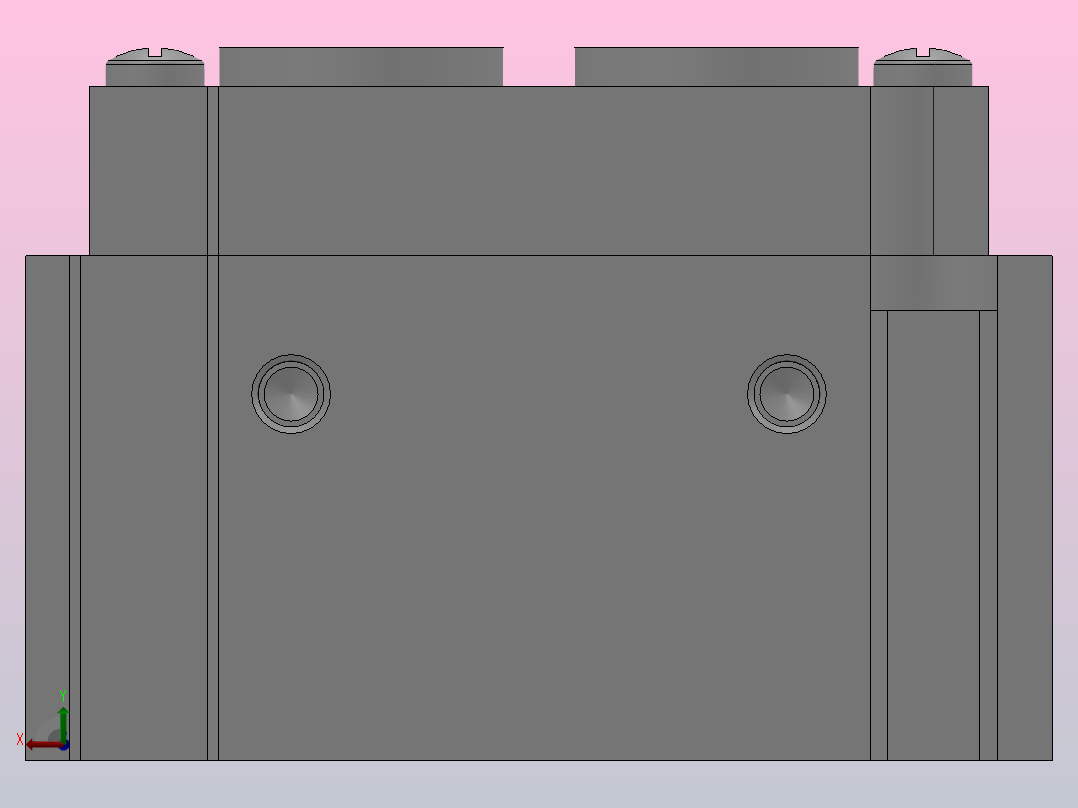 5Y5000系列5通先导式电磁阀5Y5220-6DD-01后视图
