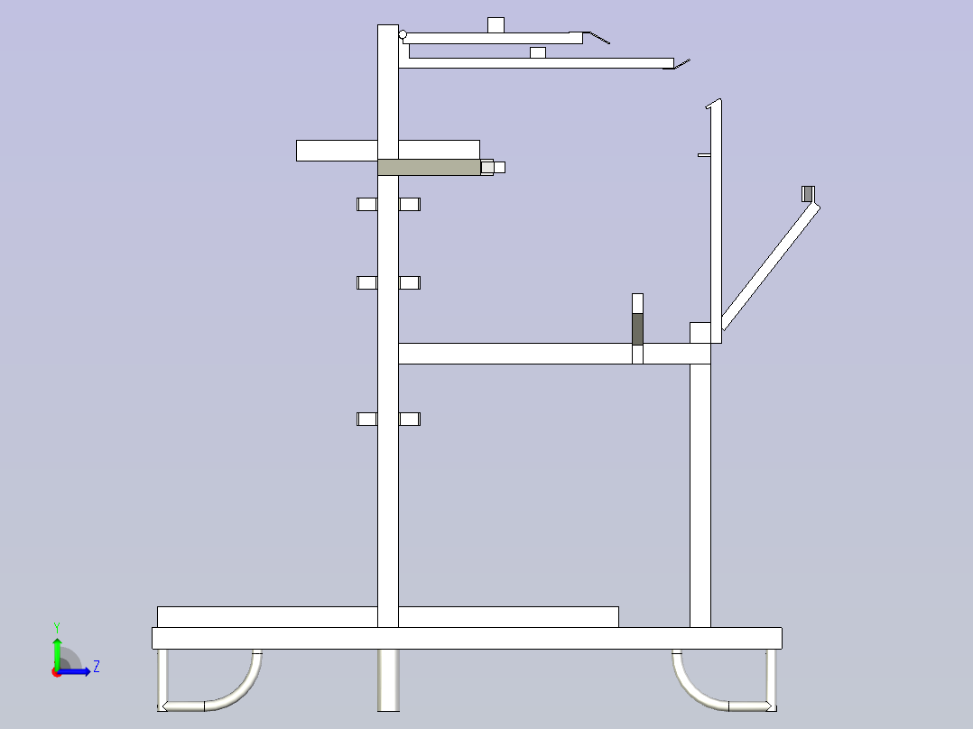华翔检具2物流器具左视图
