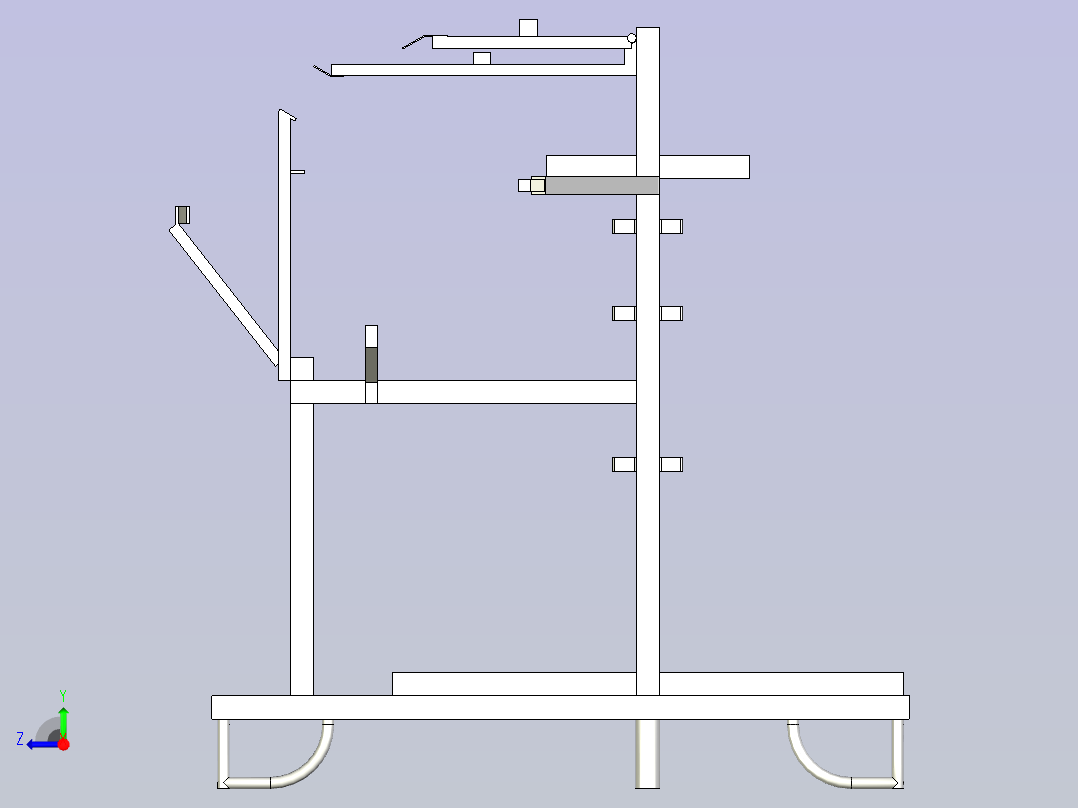 华翔检具2物流器具右视图