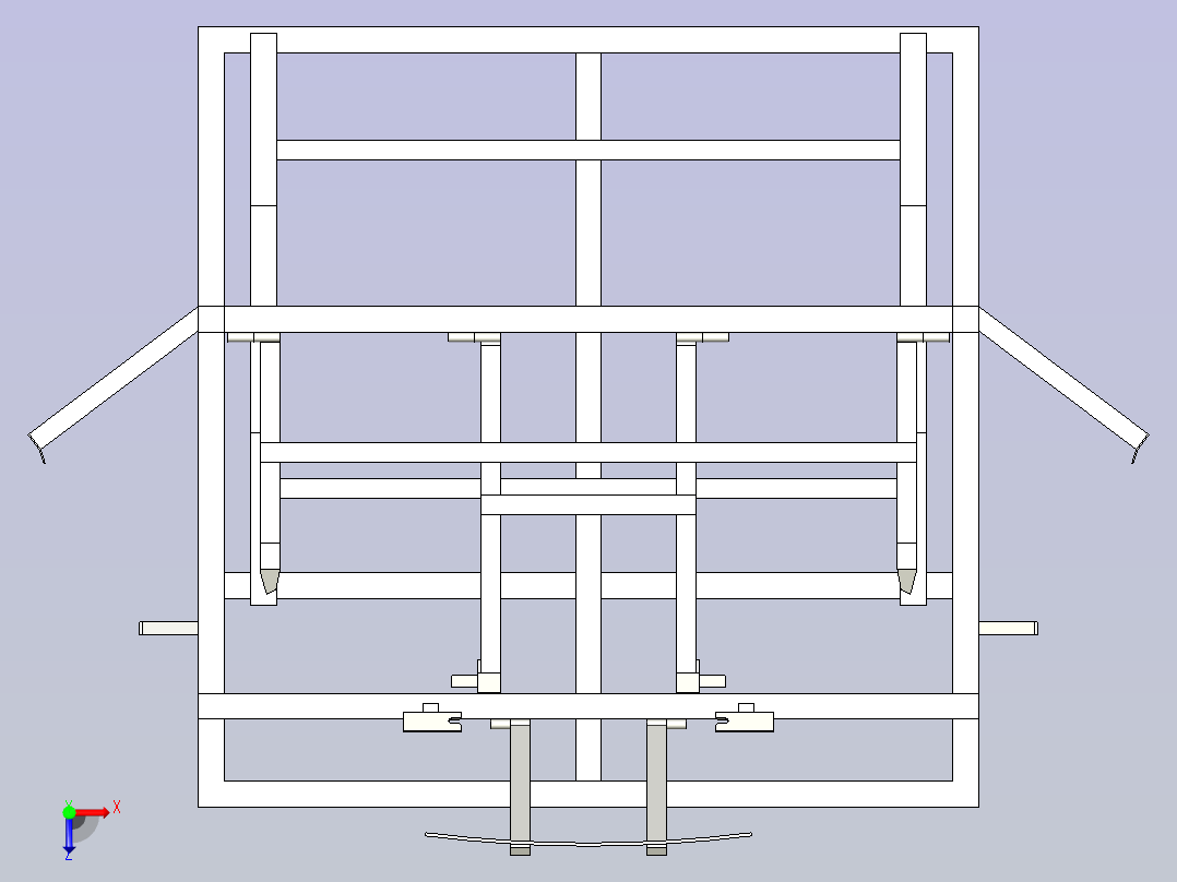 华翔检具2物流器具俯视图