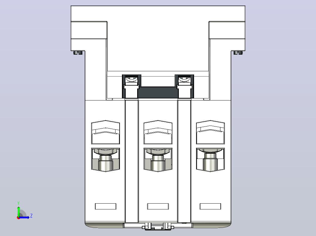 NC7-115～170交流接触器三维模型202204左视图
