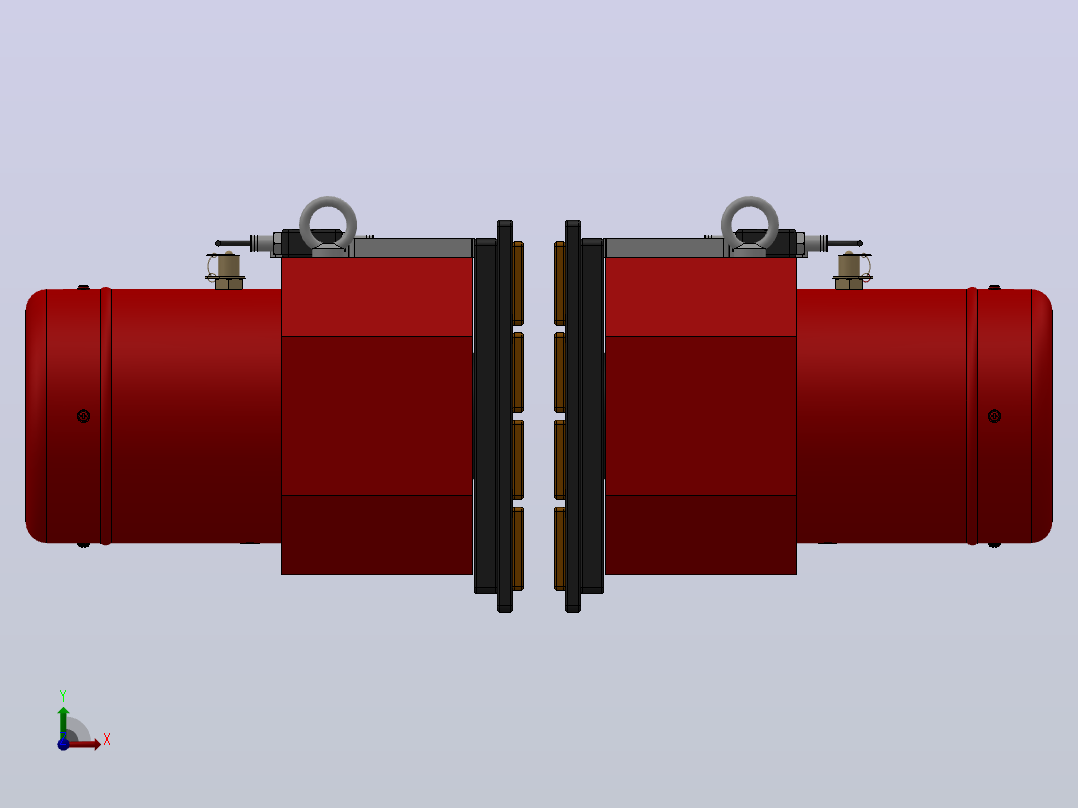 SB系列安全制动器_SB250-600×30RL.WL.CL前视图