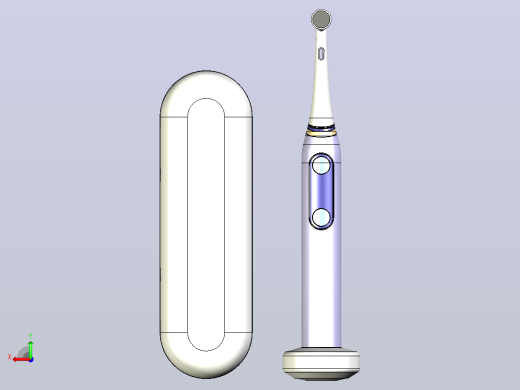可充电电动牙刷后视缩略图
