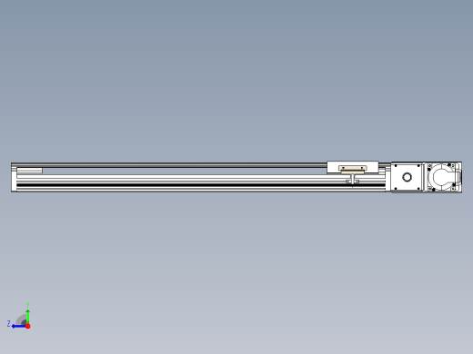 皮带直线轴半封闭可选导轨TPA-HNB-105D-90-L600-MR-Y-P20-N3右视缩略图