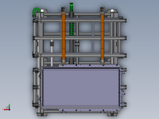 双层夹具移动滑台后视缩略图