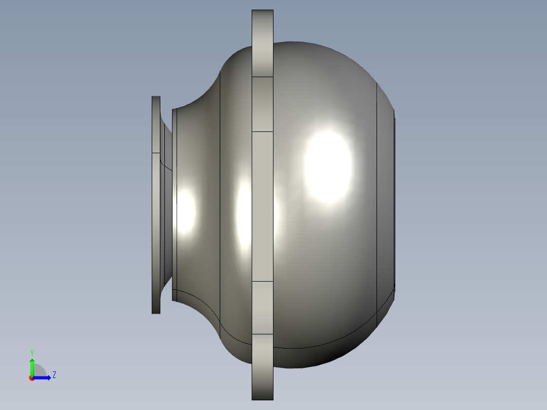 减震止动左视图