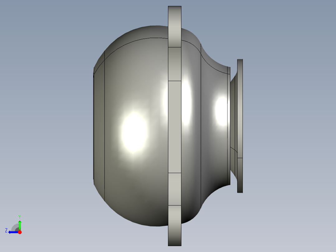 减震止动右视图