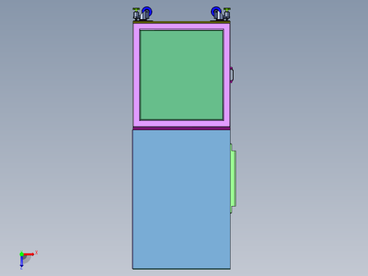 工件旋转式径向打螺丝机俯视缩略图