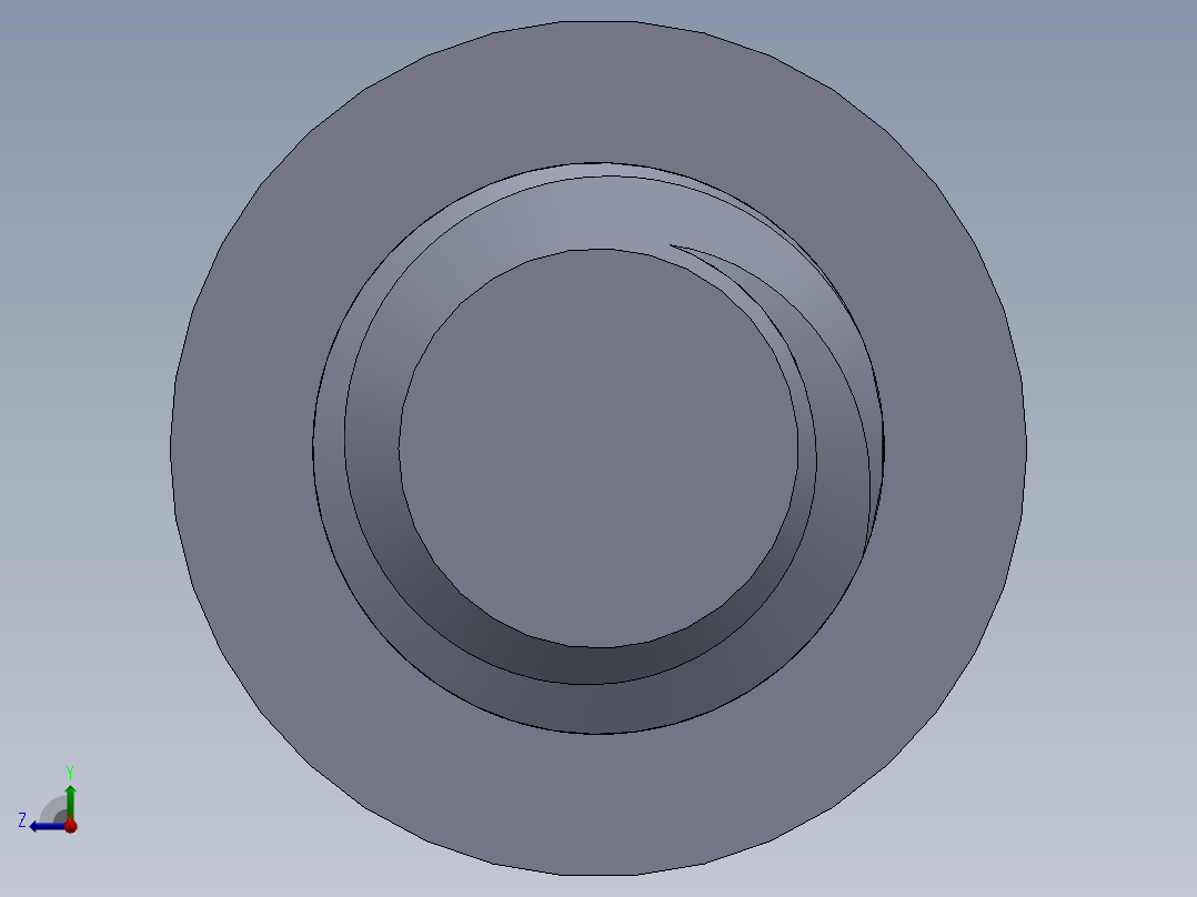 粗螺纹 SHCS 螺钉-SHCS 0.25x20x0.625.SLDPRT右视图