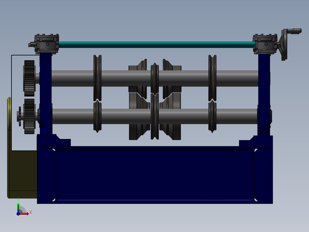 181数控捆扎机床前视图