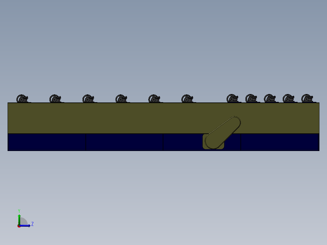 181数控捆扎机床左视图