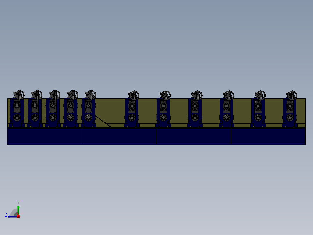 181数控捆扎机床右视图
