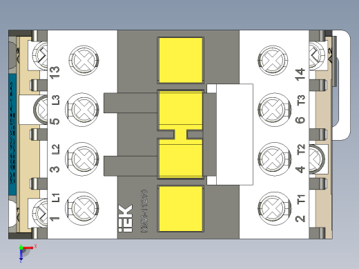 接触器KMI-11210 12A 24V-AC3 1号IEK俯视缩略图