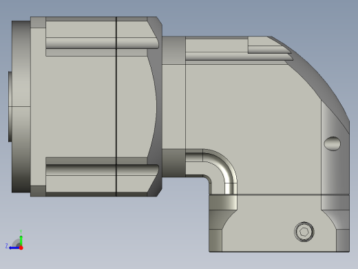 斜齿ZPGH115T-L2 19-70-90-M6 KCZ25.STEP右视缩略图