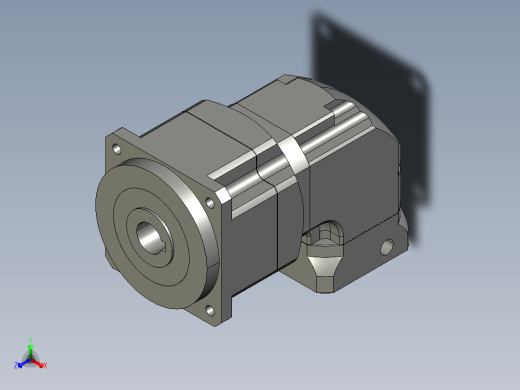 斜齿ZPGH115T-L2 19-70-90-M6 KCZ25.STEP正等轴测缩略图