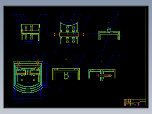 QAY50汽车起重机的伸缩臂系统设计【 含CAD图纸】