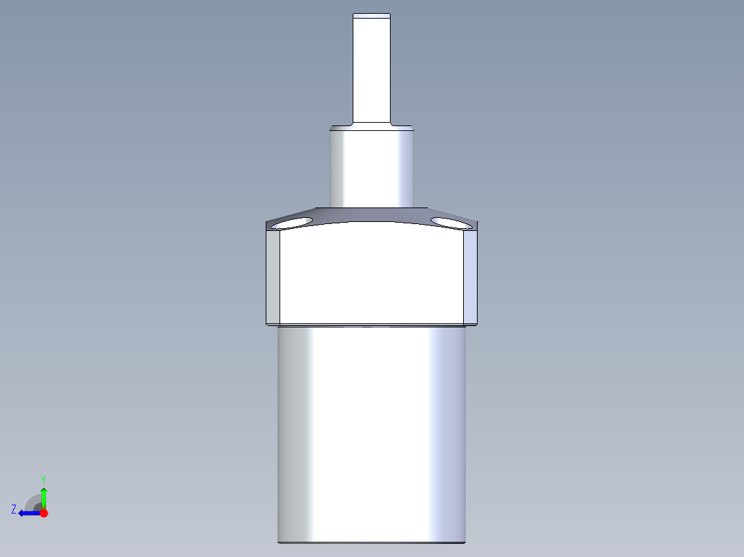 KOSMEKLHA0400-Cx-P_rev1多系列多零件图纸模型右视图