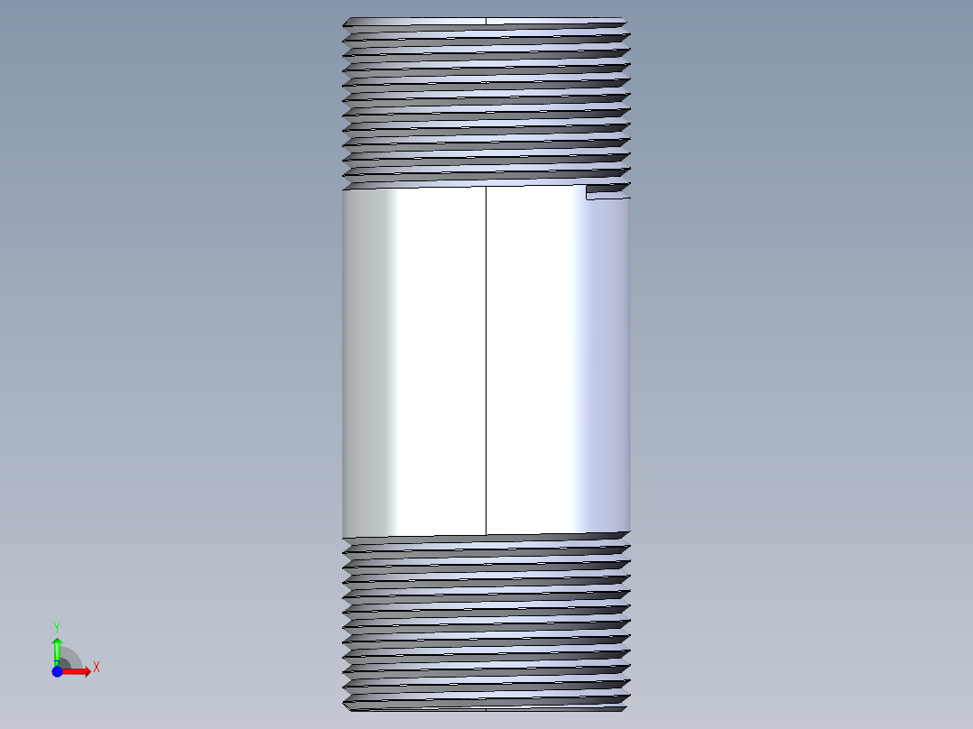 CPVC管件33-Sch80_Nipple_MPTxMPT_9861-173_1.25in x 4in前视图